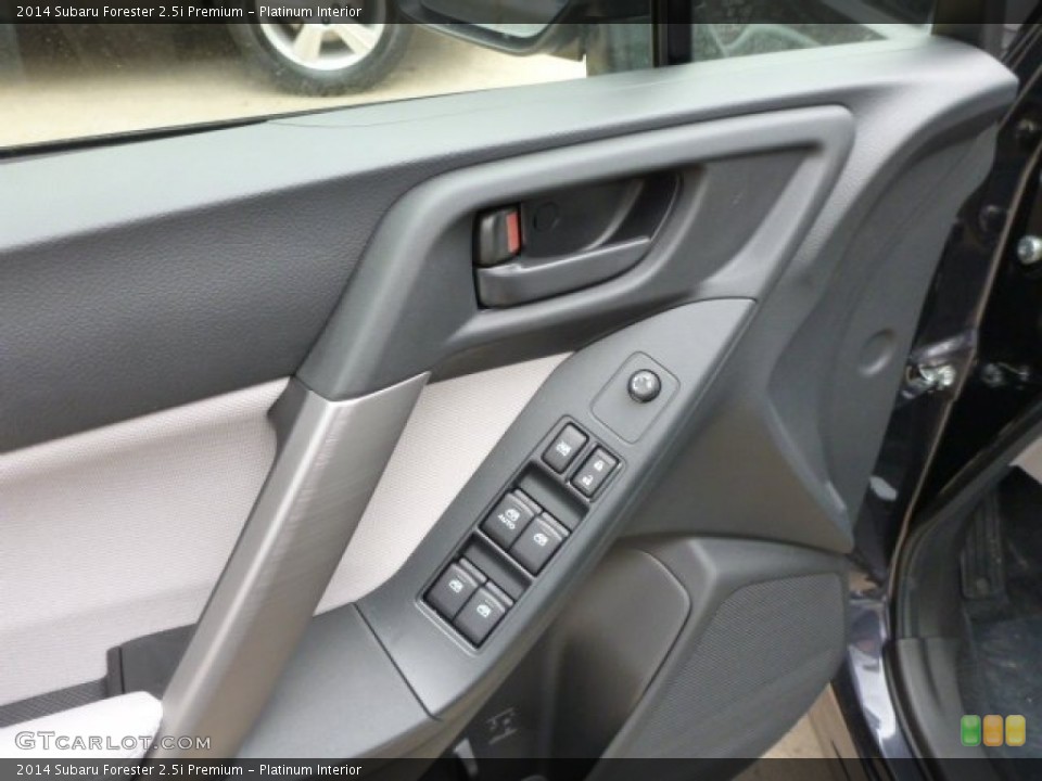 Platinum Interior Controls for the 2014 Subaru Forester 2.5i Premium #79041625