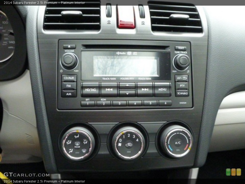Platinum Interior Controls for the 2014 Subaru Forester 2.5i Premium #79041721