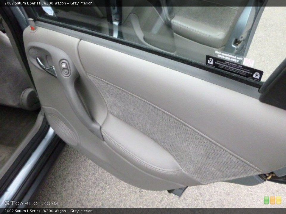 Gray Interior Door Panel for the 2002 Saturn L Series LW200 Wagon #79041929