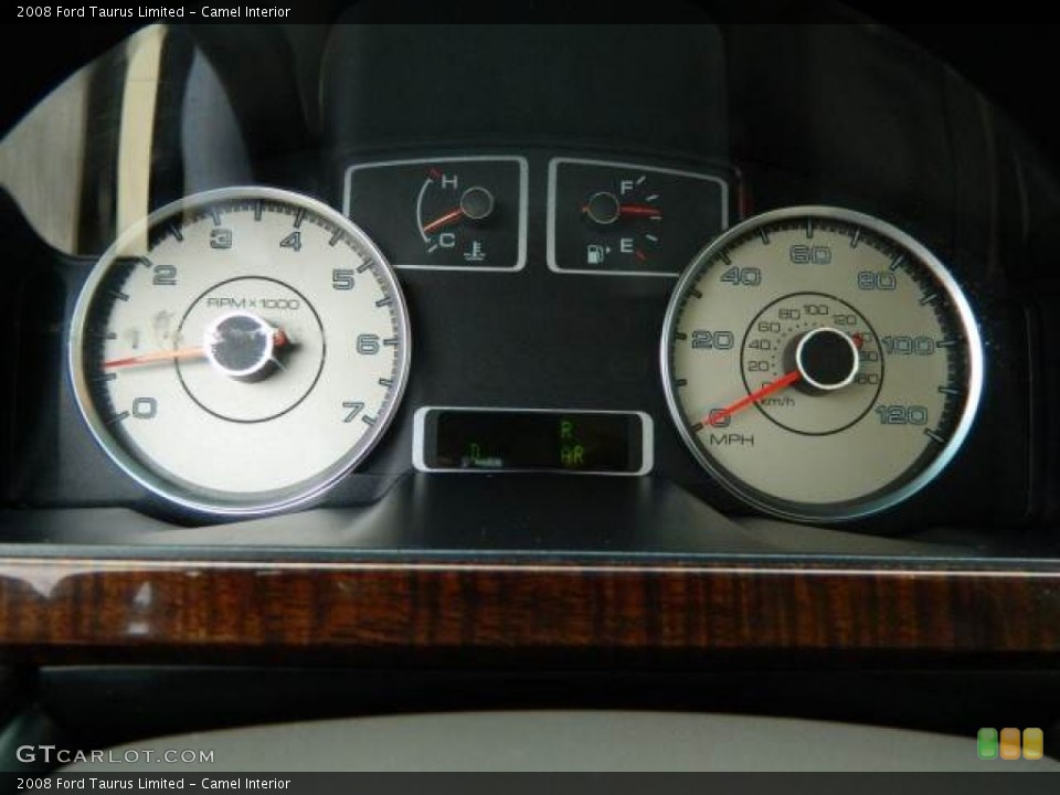 Camel Interior Gauges for the 2008 Ford Taurus Limited #79042688