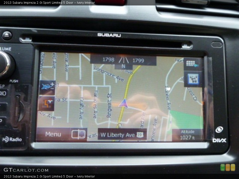Ivory Interior Navigation for the 2013 Subaru Impreza 2.0i Sport Limited 5 Door #79043005