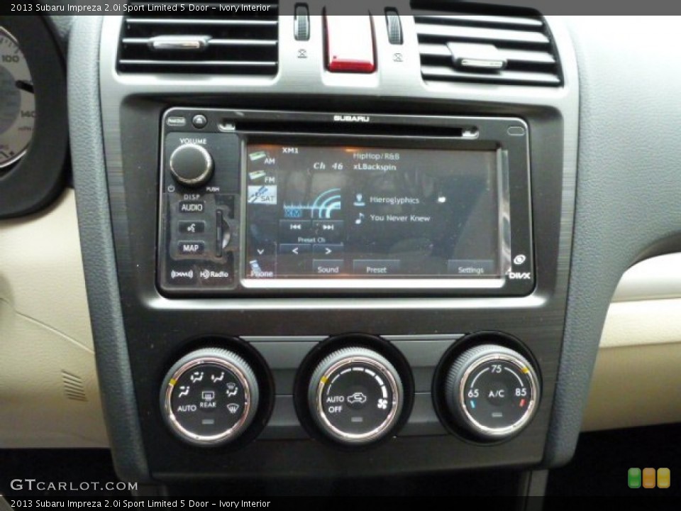 Ivory Interior Controls for the 2013 Subaru Impreza 2.0i Sport Limited 5 Door #79043047