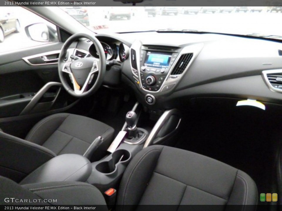 Black Interior Dashboard for the 2013 Hyundai Veloster RE:MIX Edition #79043467