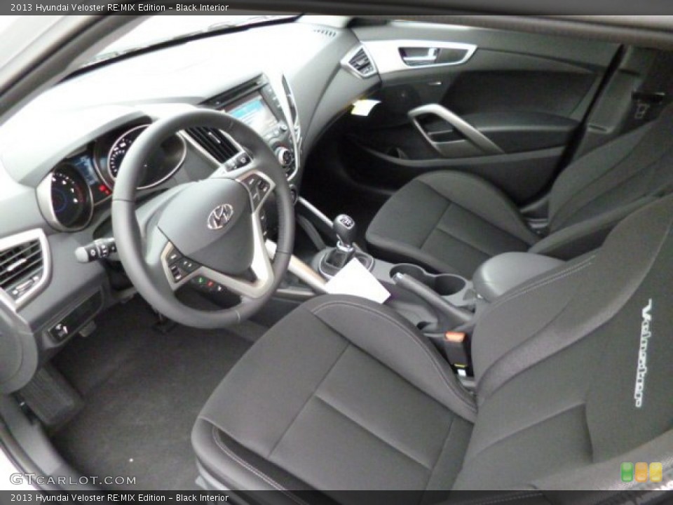 Black Interior Prime Interior for the 2013 Hyundai Veloster RE:MIX Edition #79043524