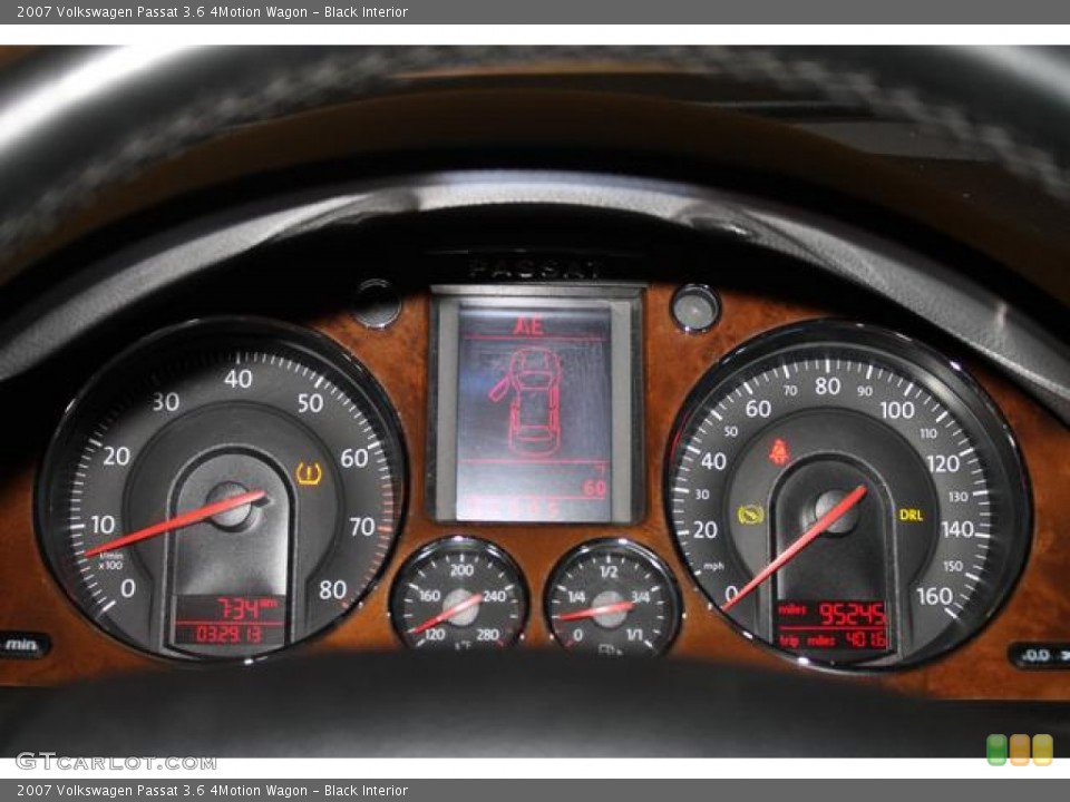 Black Interior Gauges for the 2007 Volkswagen Passat 3.6 4Motion Wagon #79044335