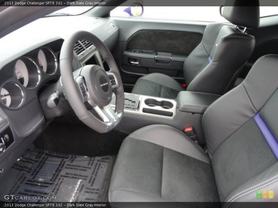 Dark Slate Gray Interior Photo for the 2013 Dodge Challenger SRT8 392 #79044793