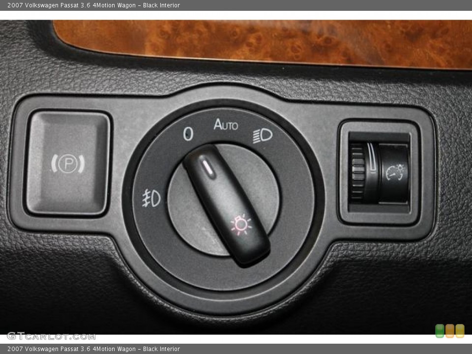 Black Interior Controls for the 2007 Volkswagen Passat 3.6 4Motion Wagon #79044817