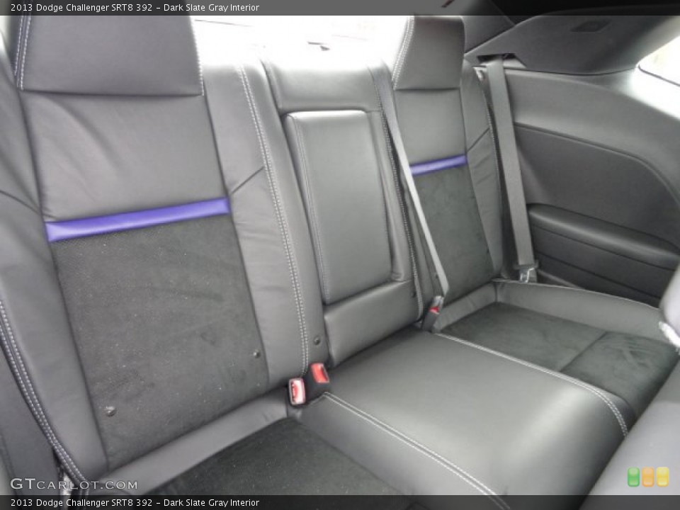 Dark Slate Gray Interior Rear Seat for the 2013 Dodge Challenger SRT8 392 #79044967