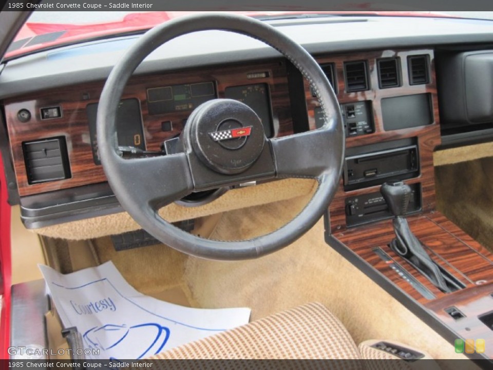 Saddle Interior Dashboard for the 1985 Chevrolet Corvette Coupe #79046369
