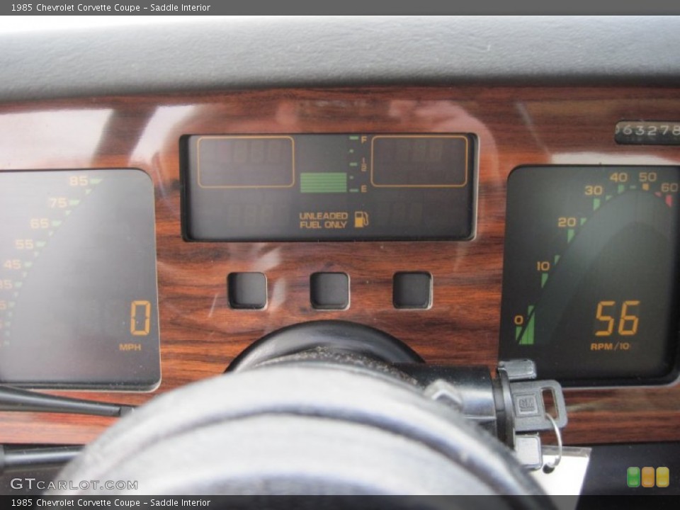 Saddle Interior Gauges for the 1985 Chevrolet Corvette Coupe #79046617