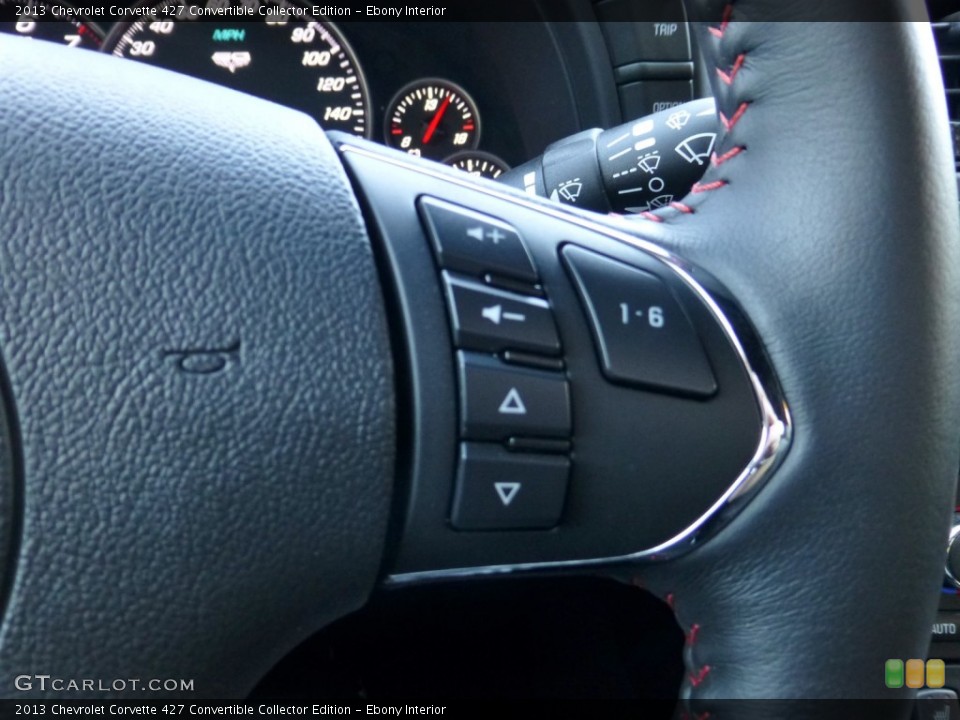 Ebony Interior Controls for the 2013 Chevrolet Corvette 427 Convertible Collector Edition #79047451