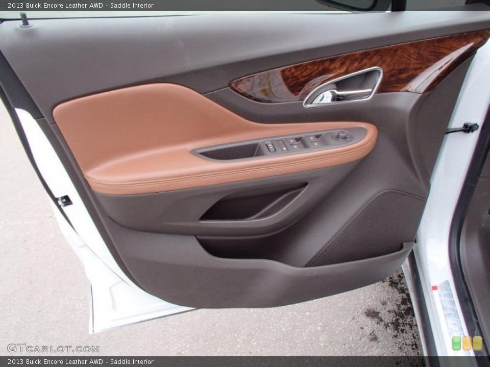 Saddle Interior Door Panel for the 2013 Buick Encore Leather AWD #79048144