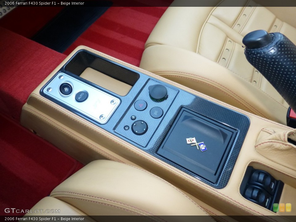 Beige Interior Controls for the 2006 Ferrari F430 Spider F1 #79048414