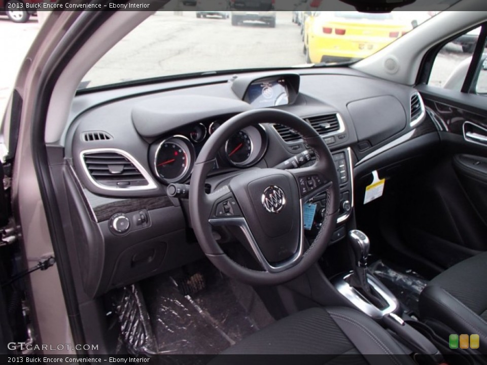 Ebony Interior Dashboard for the 2013 Buick Encore Convenience #79048841