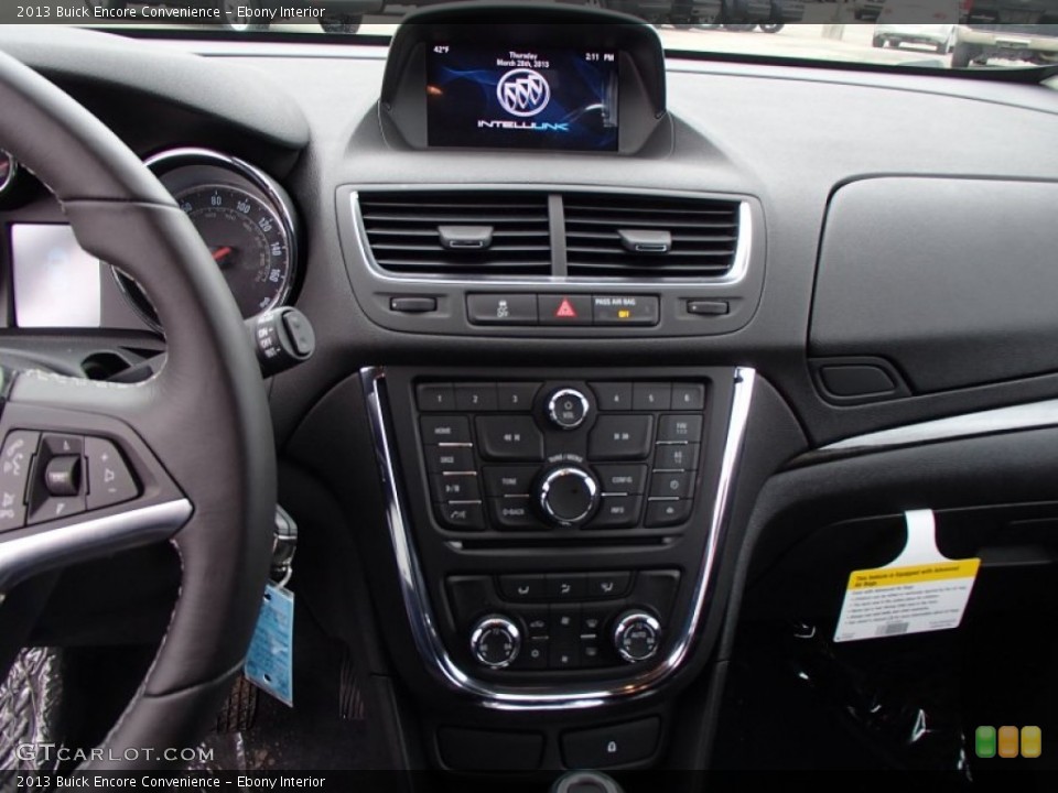 Ebony Interior Controls for the 2013 Buick Encore Convenience #79048939