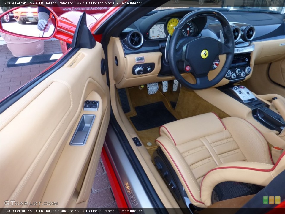 Beige Interior Photo for the 2009 Ferrari 599 GTB Fiorano  #79050101