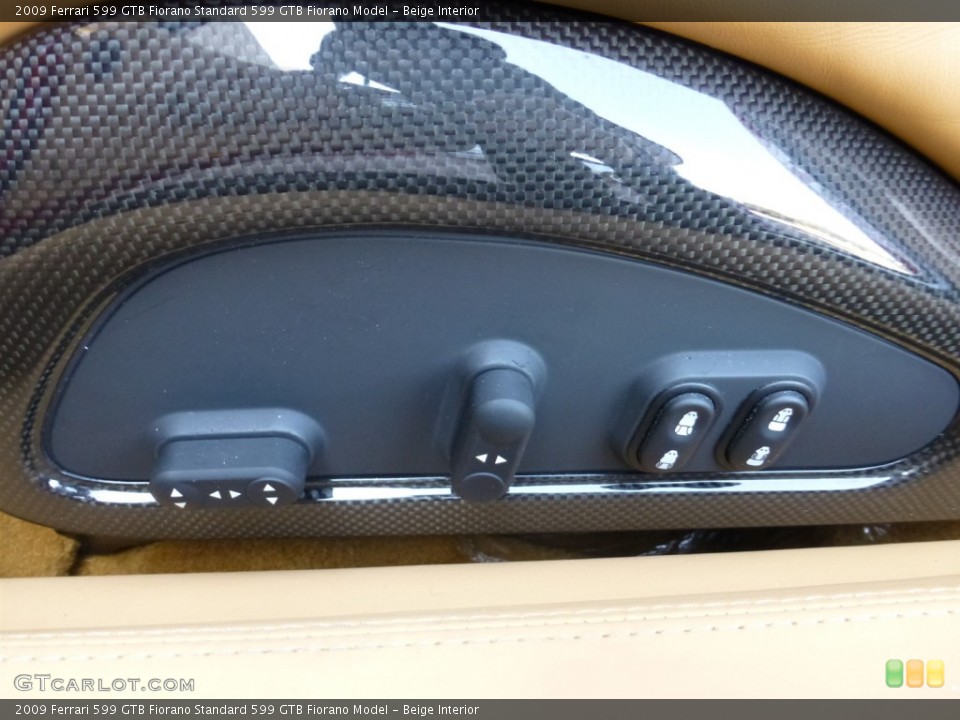 Beige Interior Controls for the 2009 Ferrari 599 GTB Fiorano  #79050199