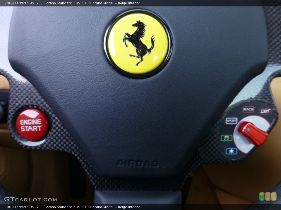 Beige Interior Controls for the 2009 Ferrari 599 GTB Fiorano  #79050280