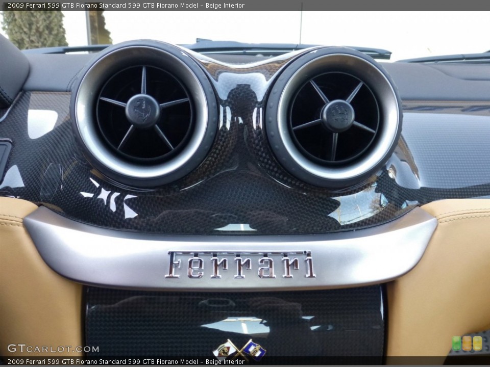 Beige Interior Controls for the 2009 Ferrari 599 GTB Fiorano  #79050310