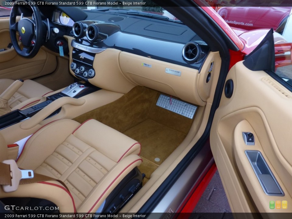 Beige Interior Dashboard for the 2009 Ferrari 599 GTB Fiorano  #79050474
