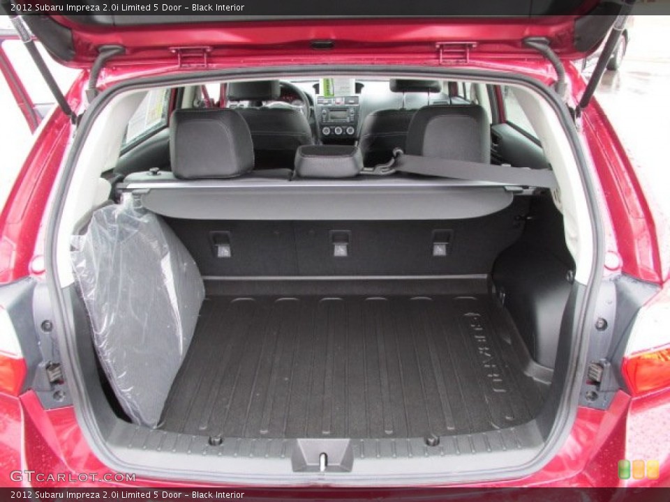 Black Interior Trunk for the 2012 Subaru Impreza 2.0i Limited 5 Door #79050982
