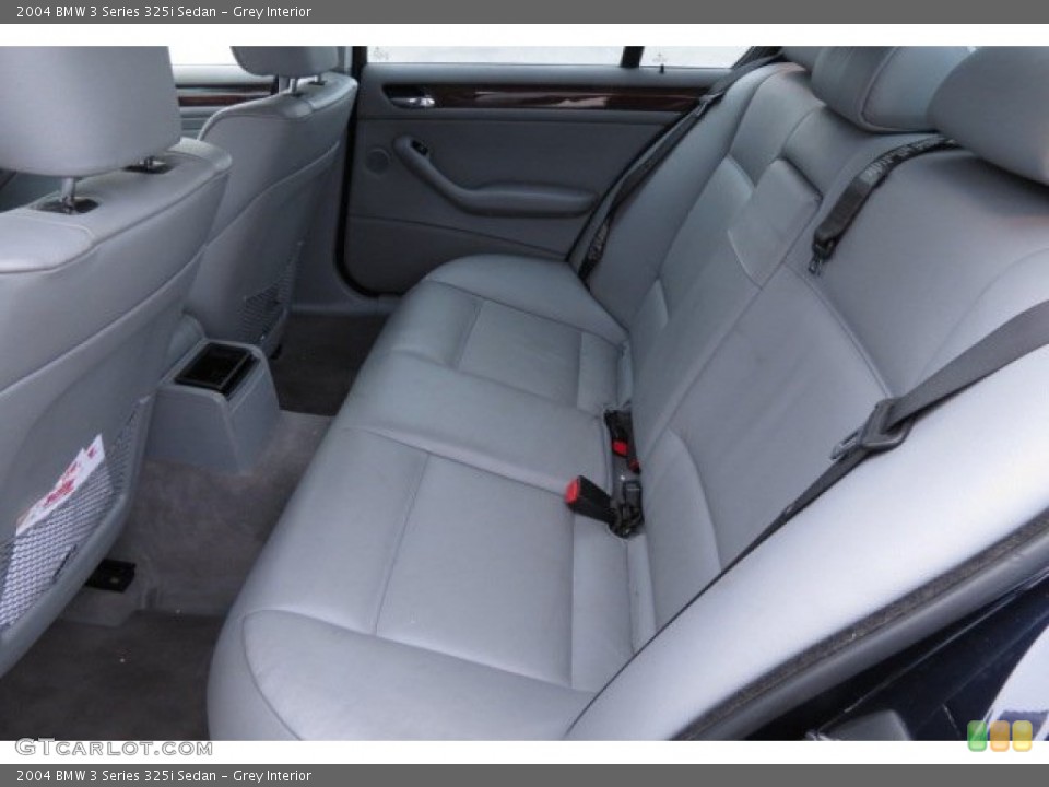 Grey Interior Rear Seat for the 2004 BMW 3 Series 325i Sedan #79051107