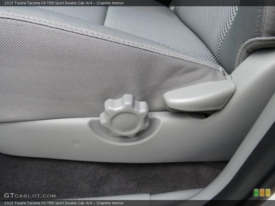 Graphite Interior Controls for the 2013 Toyota Tacoma V6 TRD Sport Double Cab 4x4 #79051152