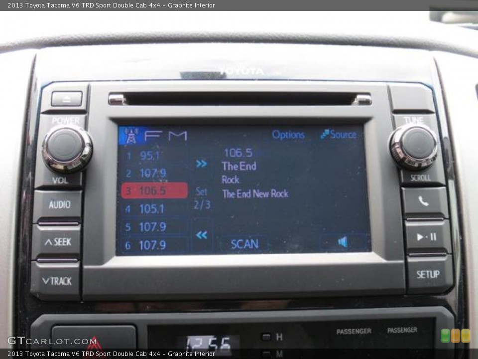 Graphite Interior Audio System for the 2013 Toyota Tacoma V6 TRD Sport Double Cab 4x4 #79051195