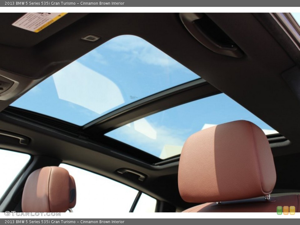 Cinnamon Brown Interior Sunroof for the 2013 BMW 5 Series 535i Gran Turismo #79051935