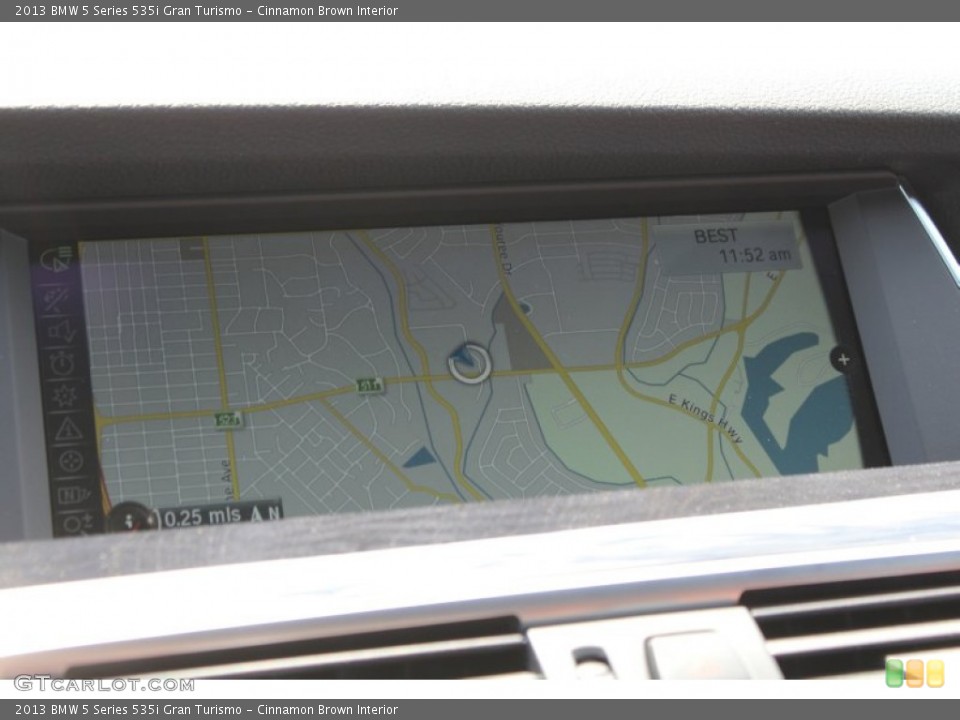 Cinnamon Brown Interior Navigation for the 2013 BMW 5 Series 535i Gran Turismo #79051942
