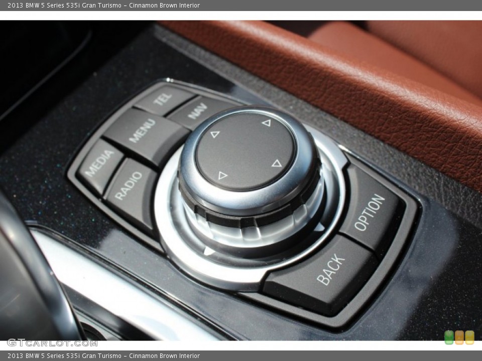 Cinnamon Brown Interior Controls for the 2013 BMW 5 Series 535i Gran Turismo #79051966