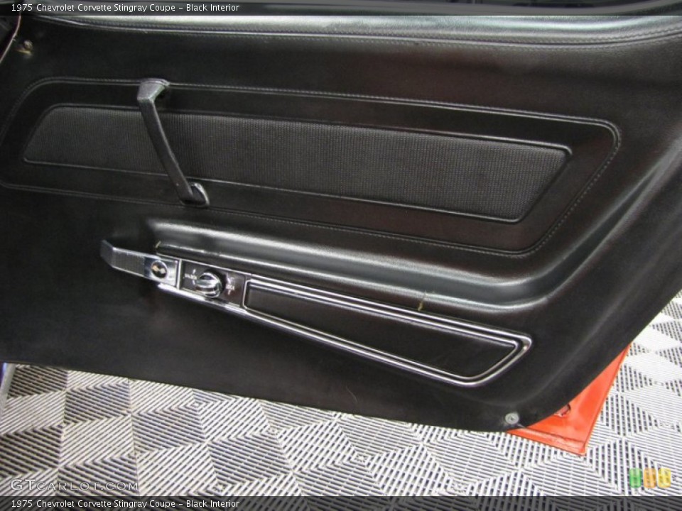 Black Interior Door Panel for the 1975 Chevrolet Corvette Stingray Coupe #79052471