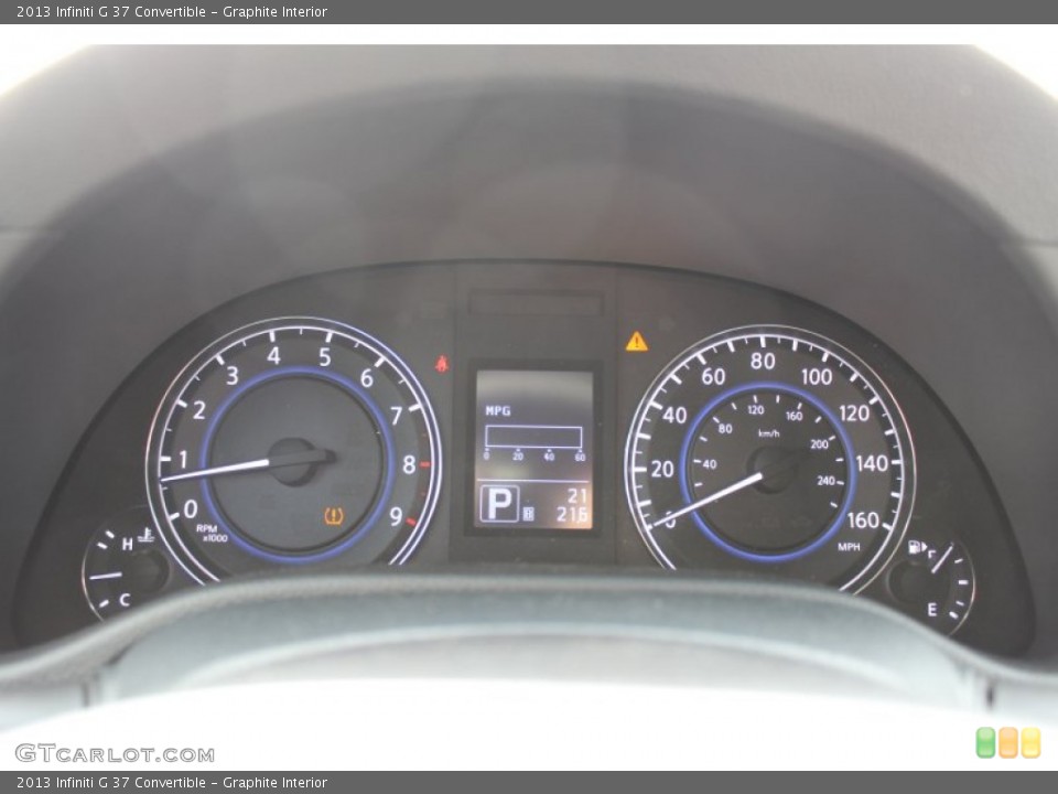 Graphite Interior Gauges for the 2013 Infiniti G 37 Convertible #79052887