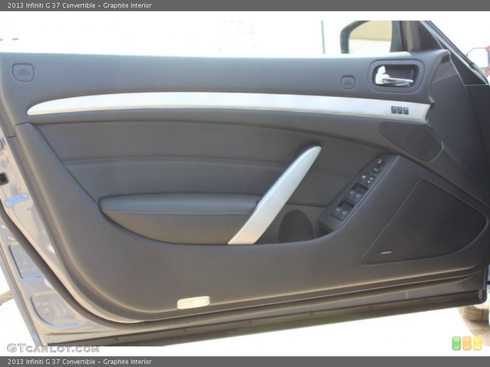 Graphite Interior Door Panel for the 2013 Infiniti G 37 Convertible #79052911