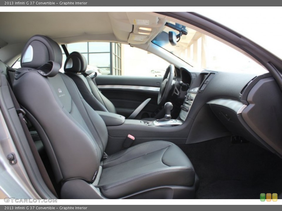 Graphite Interior Front Seat for the 2013 Infiniti G 37 Convertible #79052935