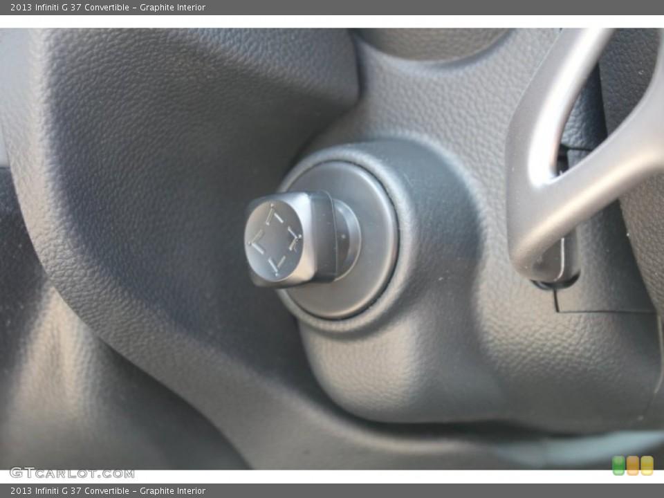 Graphite Interior Controls for the 2013 Infiniti G 37 Convertible #79053057