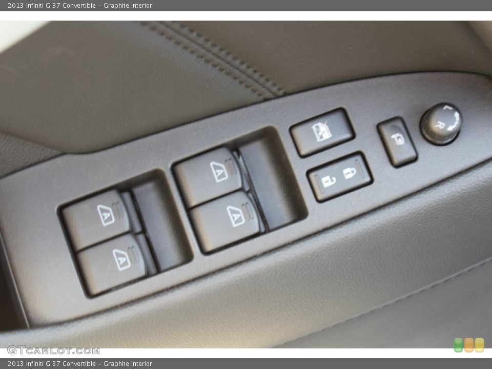 Graphite Interior Controls for the 2013 Infiniti G 37 Convertible #79053065