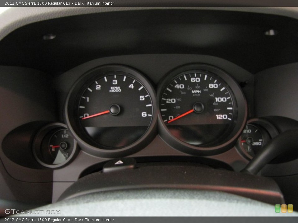 Dark Titanium Interior Gauges for the 2012 GMC Sierra 1500 Regular Cab #79054181