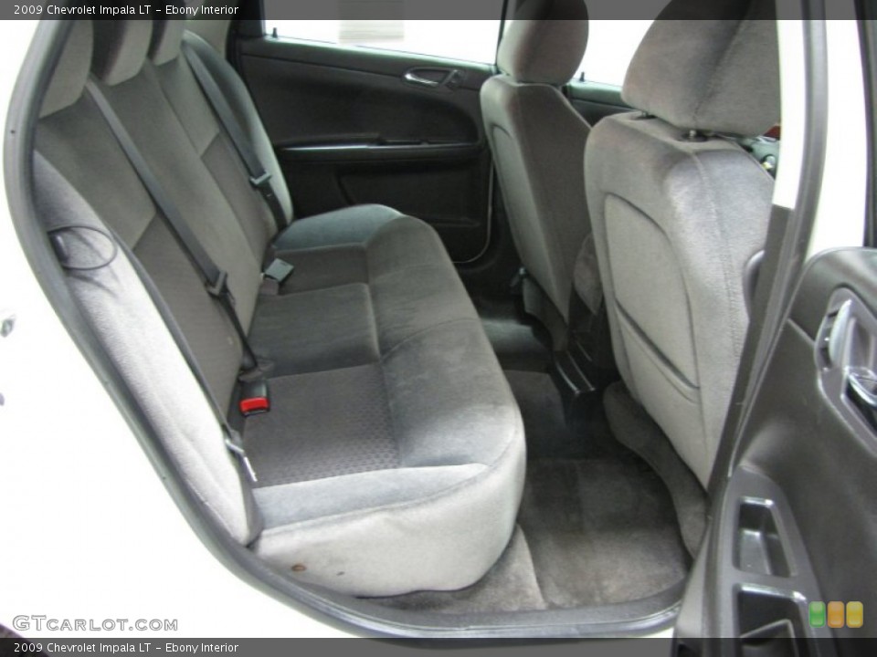 Ebony Interior Rear Seat for the 2009 Chevrolet Impala LT #79054566