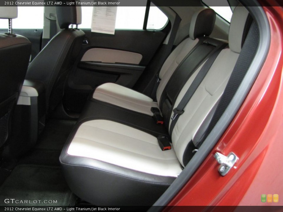 Light Titanium/Jet Black Interior Rear Seat for the 2012 Chevrolet Equinox LTZ AWD #79055401