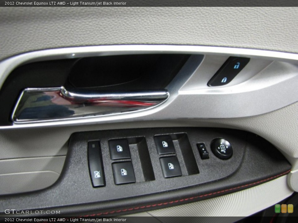 Light Titanium/Jet Black Interior Controls for the 2012 Chevrolet Equinox LTZ AWD #79055422