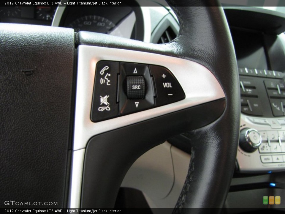 Light Titanium/Jet Black Interior Controls for the 2012 Chevrolet Equinox LTZ AWD #79055458