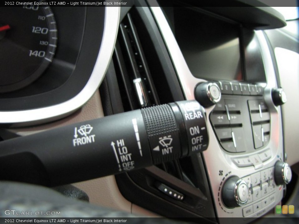 Light Titanium/Jet Black Interior Controls for the 2012 Chevrolet Equinox LTZ AWD #79055470