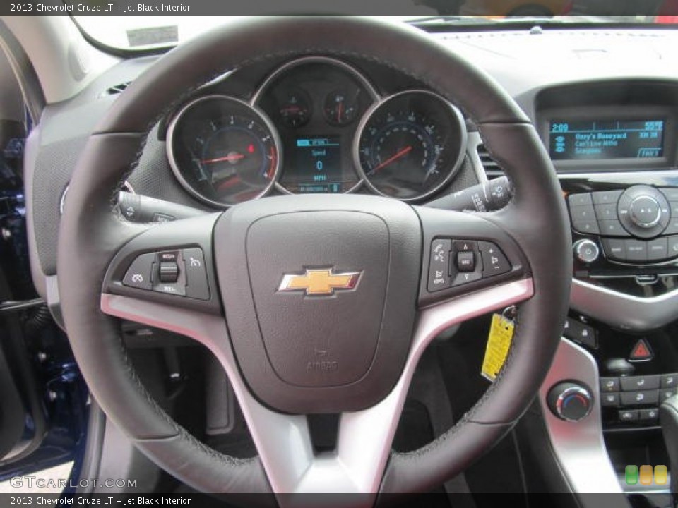 Jet Black Interior Steering Wheel for the 2013 Chevrolet Cruze LT #79060423