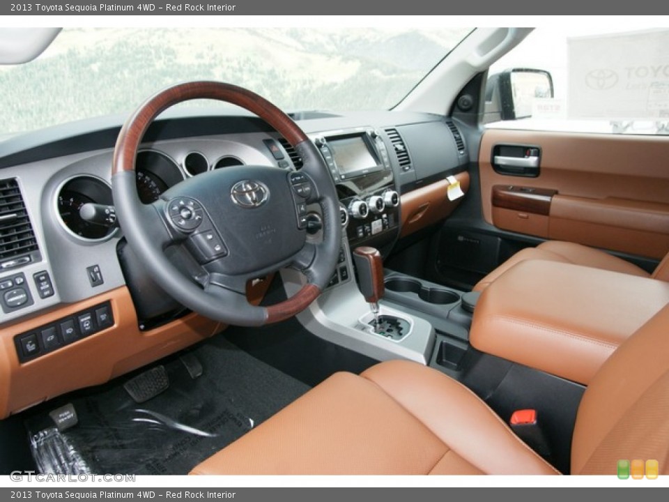 Red Rock Interior Photo for the 2013 Toyota Sequoia Platinum 4WD #79060456