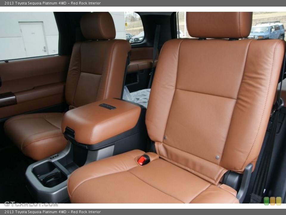 Red Rock Interior Rear Seat for the 2013 Toyota Sequoia Platinum 4WD #79060501