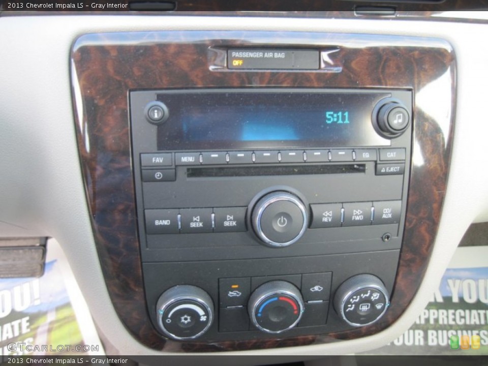 Gray Interior Controls for the 2013 Chevrolet Impala LS #79060759