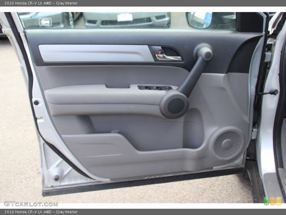 Gray Interior Door Panel for the 2010 Honda CR-V LX AWD #79061005