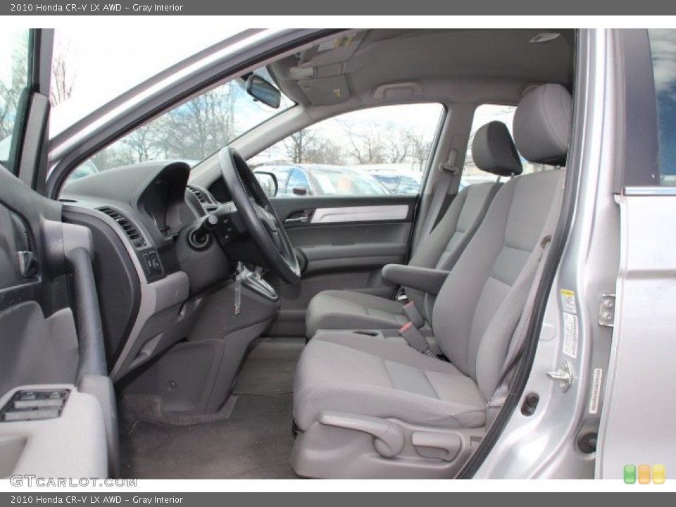 Gray Interior Photo for the 2010 Honda CR-V LX AWD #79061031