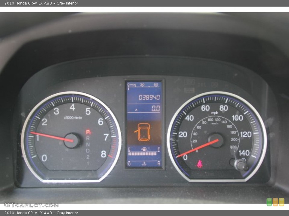 Gray Interior Gauges for the 2010 Honda CR-V LX AWD #79061111